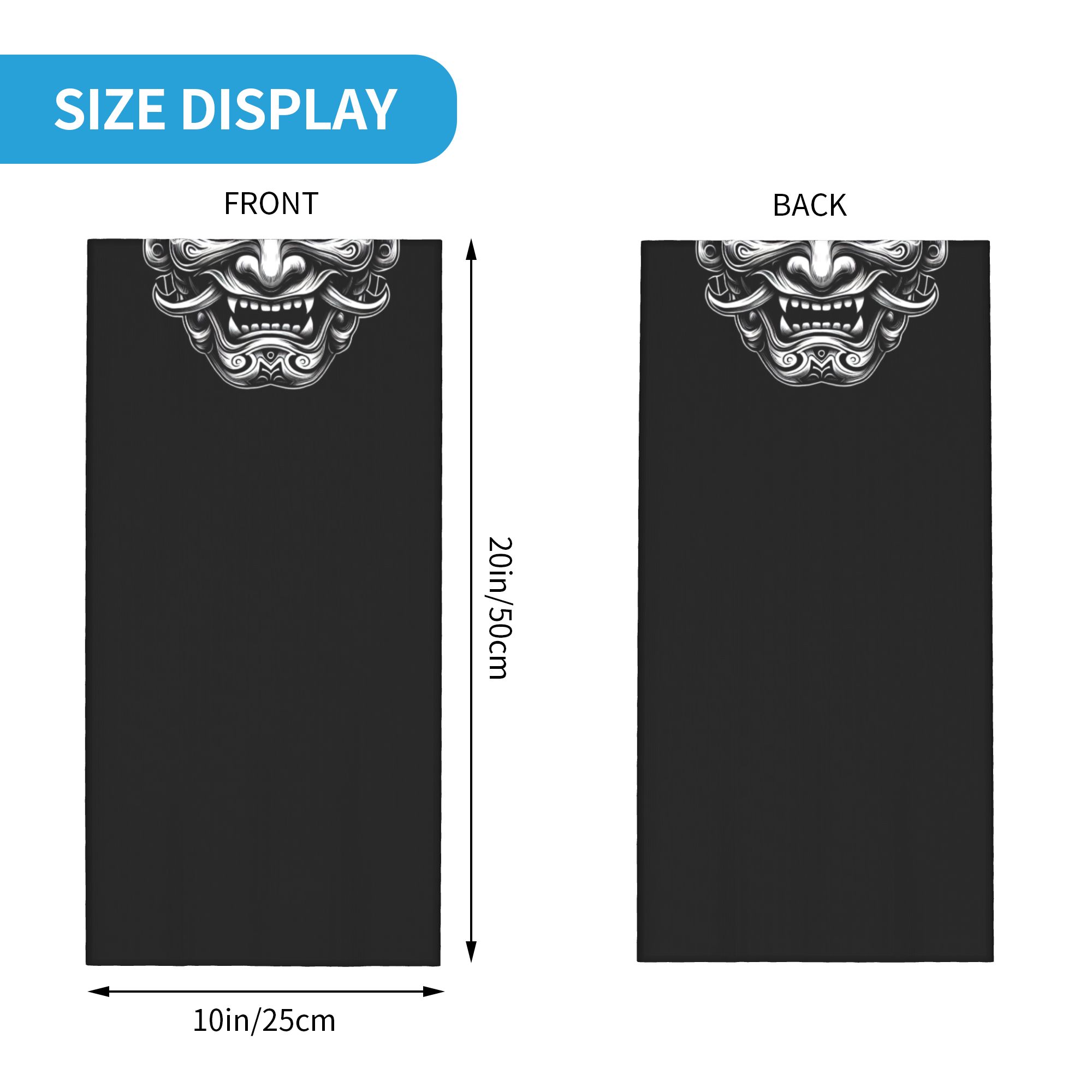 Custom Samurai Oni Demon Banda - Neck Gaiter Fleece review and price
