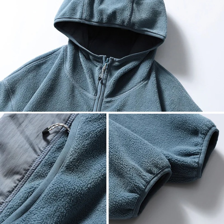 Mens Hoodie Autumn Winter Cott - Sherpa Hoodie Fleece review and price