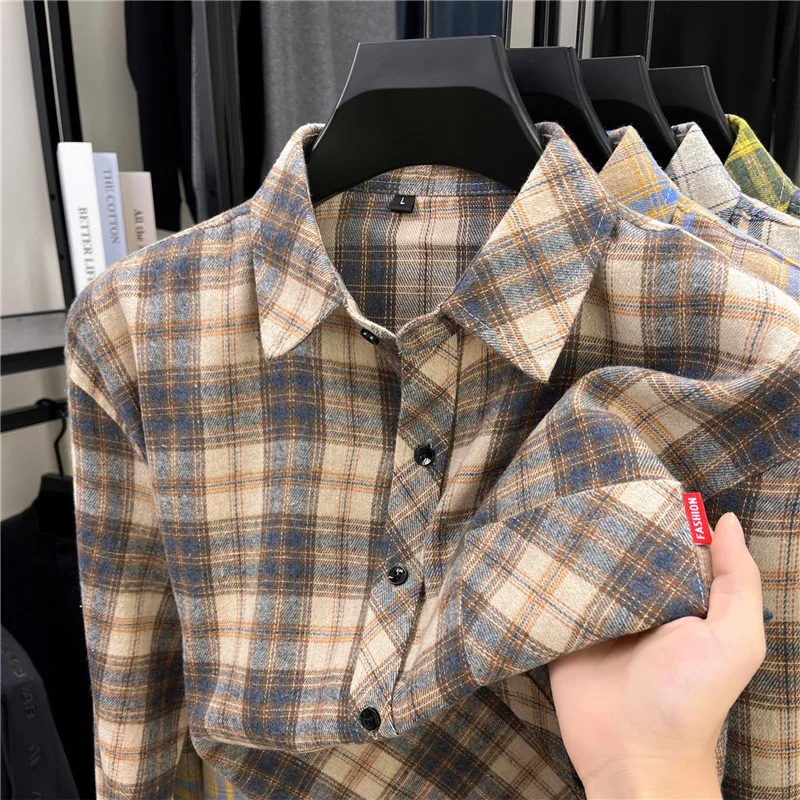 Mens Long Retro Plaid Flannel  - Flannel Shirt Lined review and price