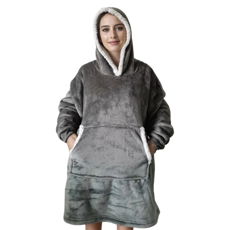 Wearable Adult Super Soft Flan - Sherpa Hoodie Fleece review and price