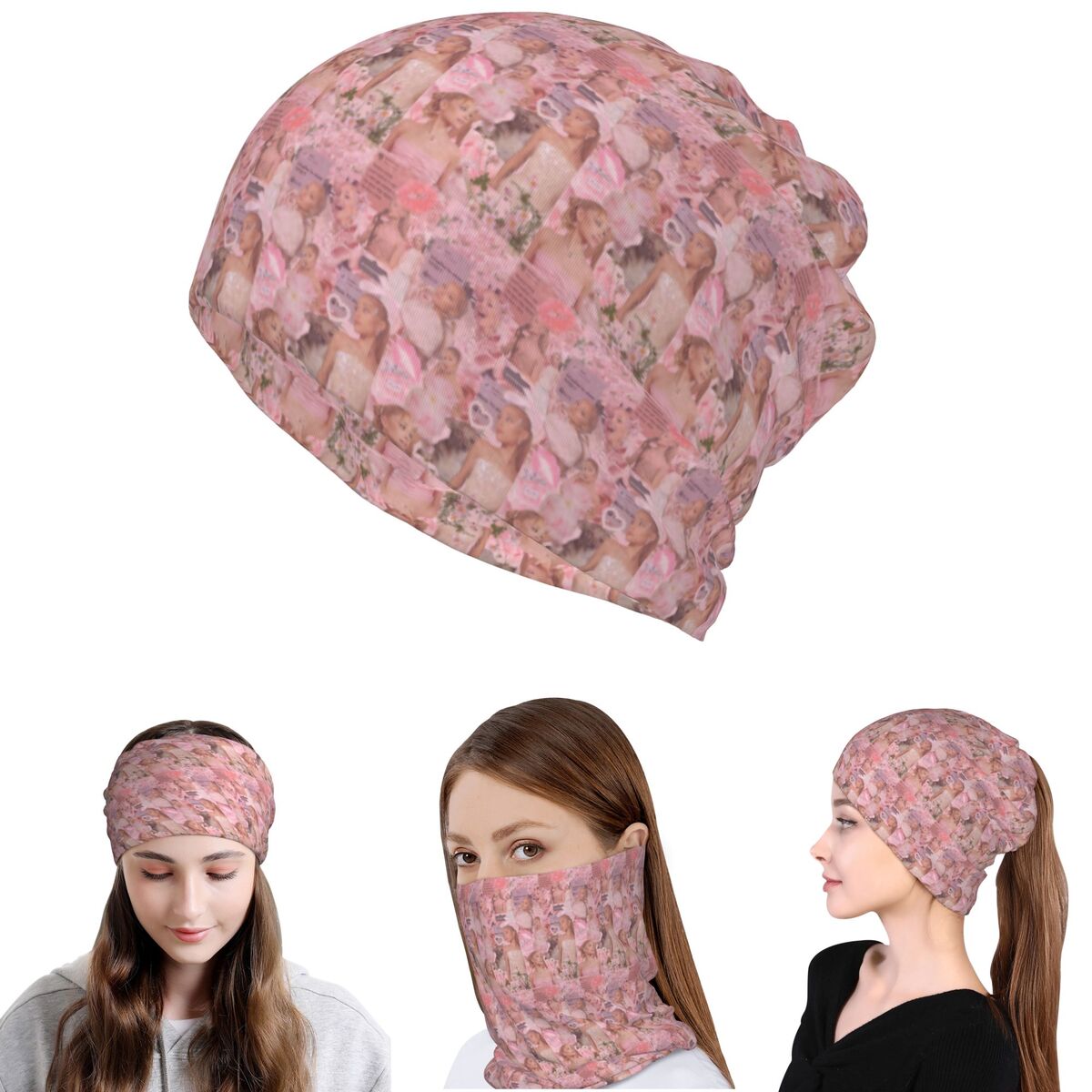 Ariana Grande Singer Bandana N - Knit Beanie Hat Warm review and price