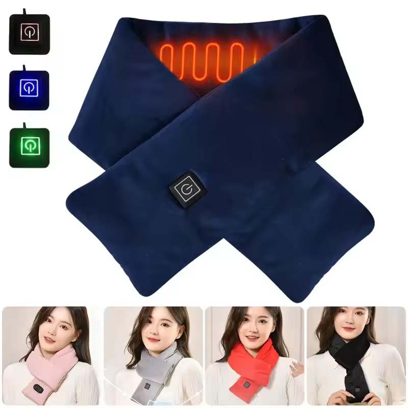 USB Women Men Heating Scarf Te - Neck Gaiter Fleece review and price