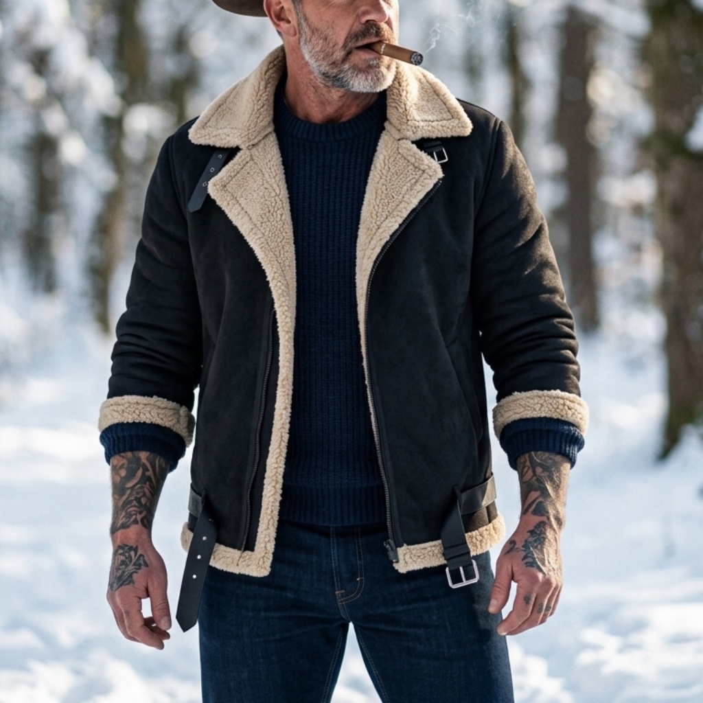 Men Winter Faux Suede Jacket F - Down Jacket Packable review and price