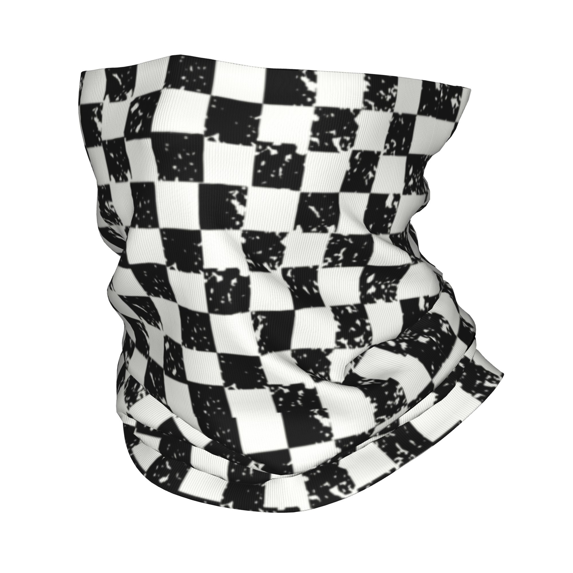 Custom Retro Checkered Flag Wi - Neck Gaiter Fleece review and price