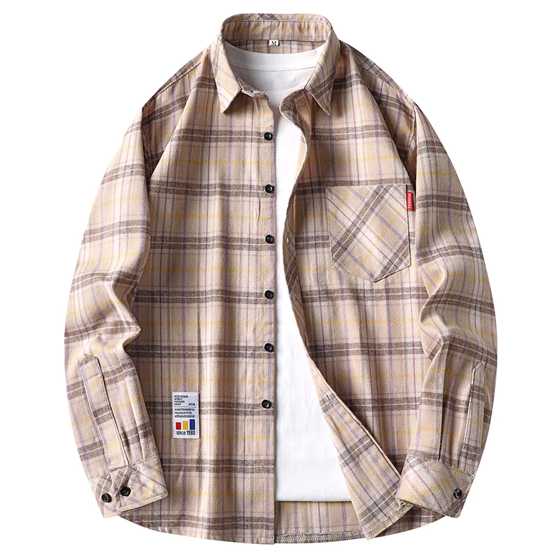 Mens Casual Plaid Grid Flannel - Flannel Shirt Lined review and price