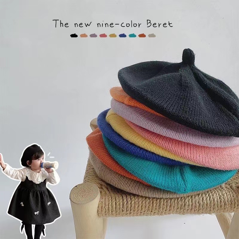 New Arrival Knitted Baby Beret - Knit Beanie Hat Warm review and price