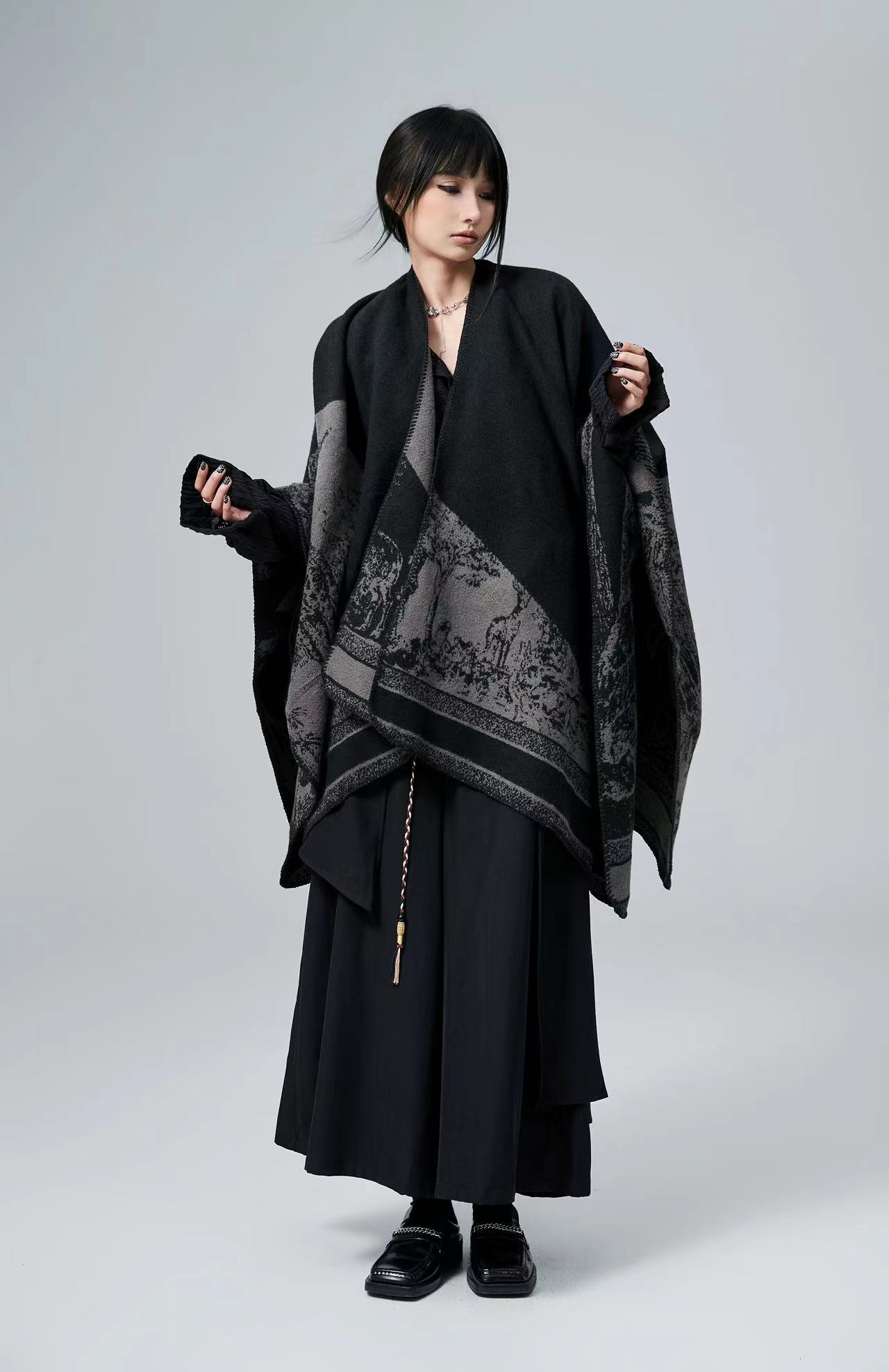 Double-Sided Knitted Cowl Neck - Shawl Wrap Winter review and price